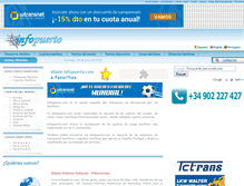 Tablet Screenshot of infopuerto.com